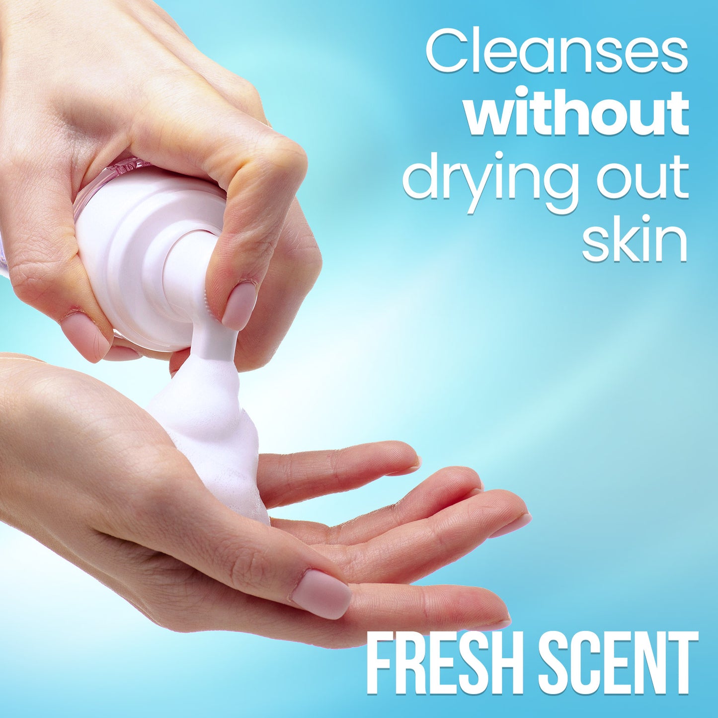 Scrubzz No Rinse Foaming Body Cleanser, Fresh Scent - 30 Count