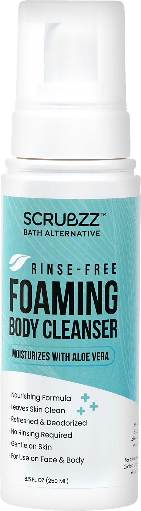 Scrubzz No Rinse Foaming Body Wash